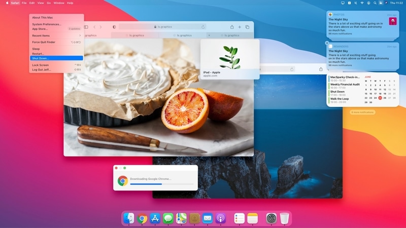 Free MacOS 11 Big Sur UI Kit