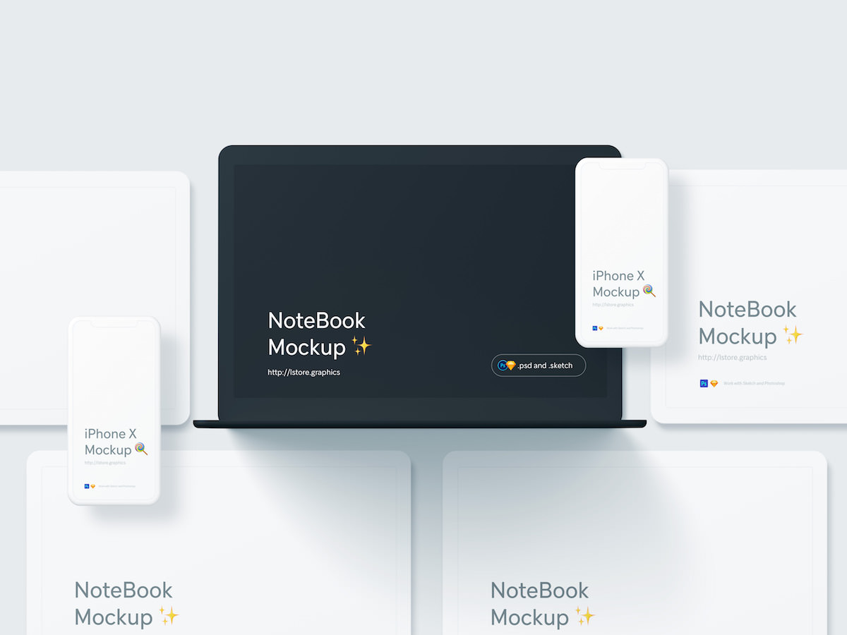 Download Simple Mockups For Sketch And Photoshop